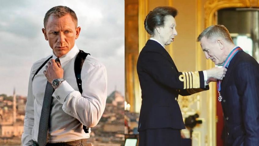 Ad hoc con su personaje: Princesa Ana da esta medalla al actor Daniel Craig; 'James Bond' ya la tenía