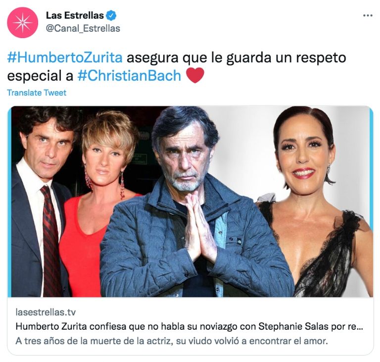 Twitter @Canal_Estrellas