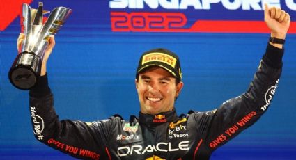 Lo hace de nuevo: 'Checo' Pérez sube al podio en el GP de Singapur; así sonó el Himno Nacional