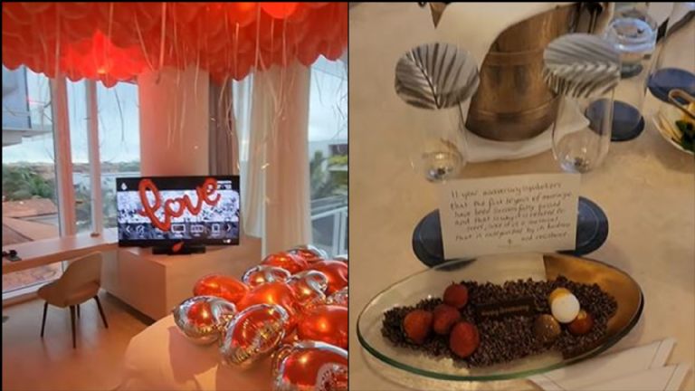 Aniversario de Jacqueline Bracamontes y su esposo