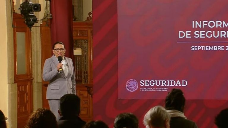 SSPC presenta informe de seguridad nacional de septiembre. Foto: Gobierno de México
