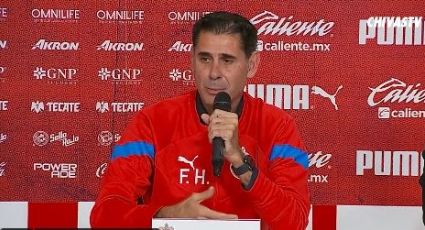 En su presentación oficial, Fernando Hierro afirma que Chivas se parecería a la selección española