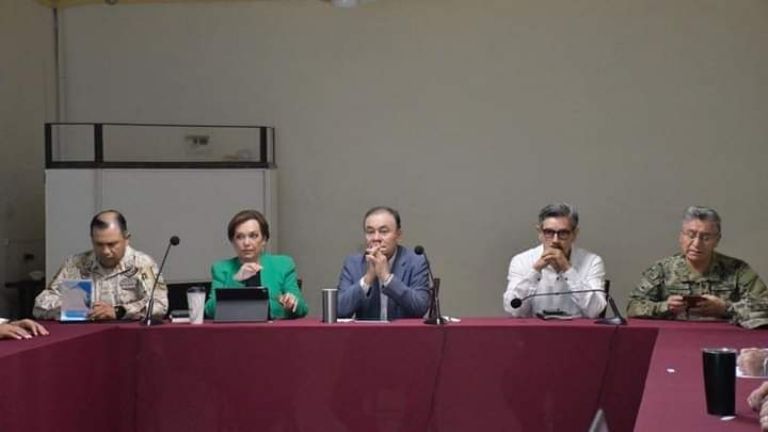 Gobernador Durazo atiende hechos violentos en Empalme, Sonora. Foto: Twitter