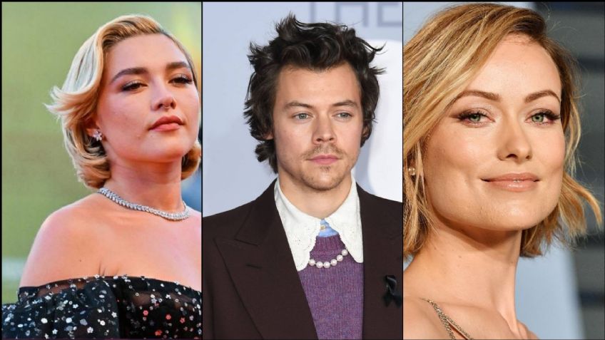 Revelan supuesto triángulo amoroso entre Harry Styles, Florence Pugh y Olivia Wilde