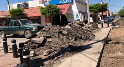 Sonora: Comerciantes y conductores, afectados por el arreglo de cruceros en Navojoa