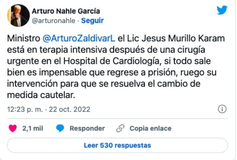 Tuit Arturo Nahle García