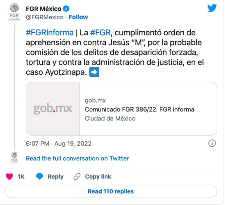 Detención Jesús Murillo Karam 