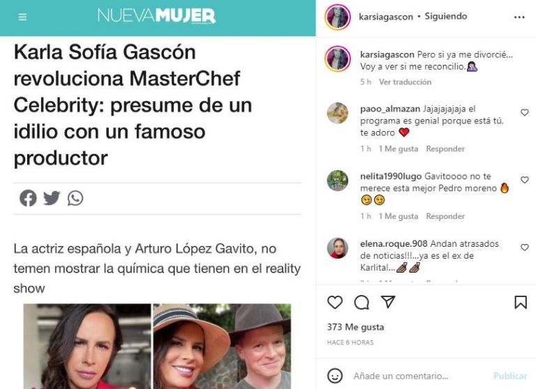 Karla Sofía Gascón se divorcia de Arturo López Gavito