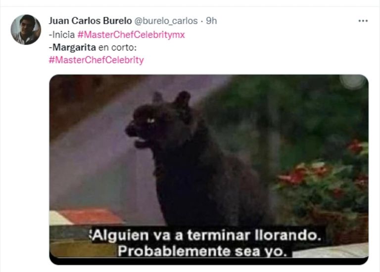 Memes de 'MasterChef Celebrity' México. Foto: Twitter