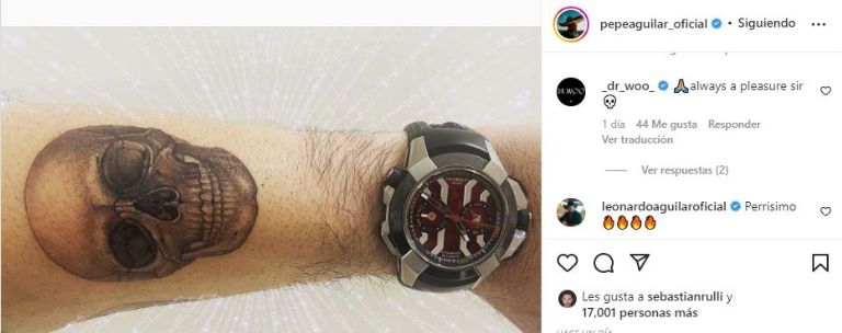 Nuevo tatuaje de Pepe Aguilar