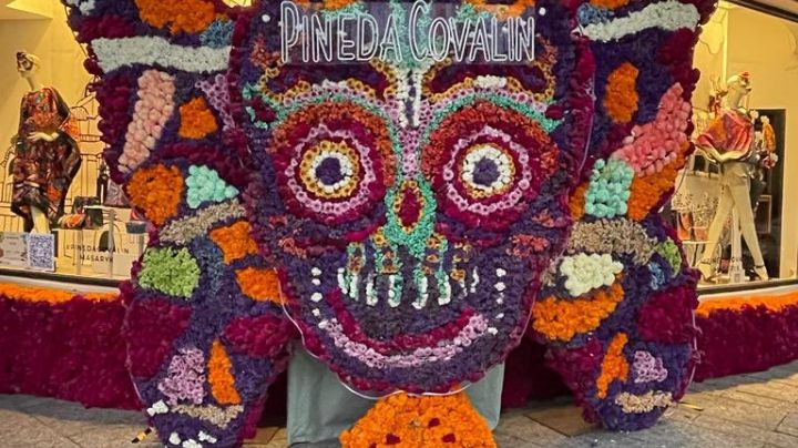 ¡No era el adorno de Mesa! Captan a personas robando del Festival de Flores de Polanco