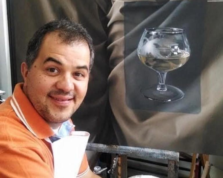 En la imagen, el artista Samuel MacNaught (Q.E.P.D.). Foto: Internet