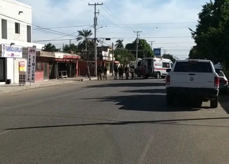 Autoridades se movilizaron por una agresión armada en Ciudad Obregón, Sonora. Foto: Facebook