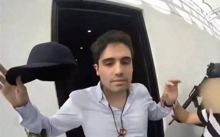 En la imagen, Ovidio Guzmán en el día del 'culiacanazo'. Foto: Internet