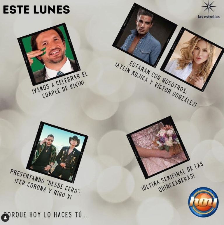 Víctor González estará en Hoy