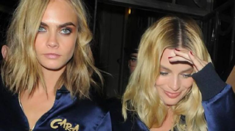 Margot Robbie y Cara Delevigne 