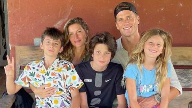Tom Brady y su familia