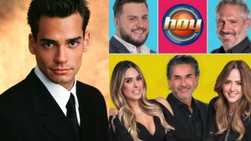 Tras 5 años desaparecido y unirse a 'VLA', Televisa quita veto a galán y llega irreconocible a 'Hoy'
