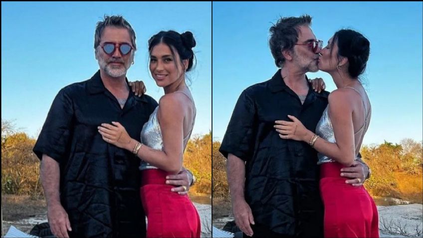 FOTO: Tras críticas por "viejo", Alejandro Fernández da noticia sobre su noviazgo con Karla Laveaga