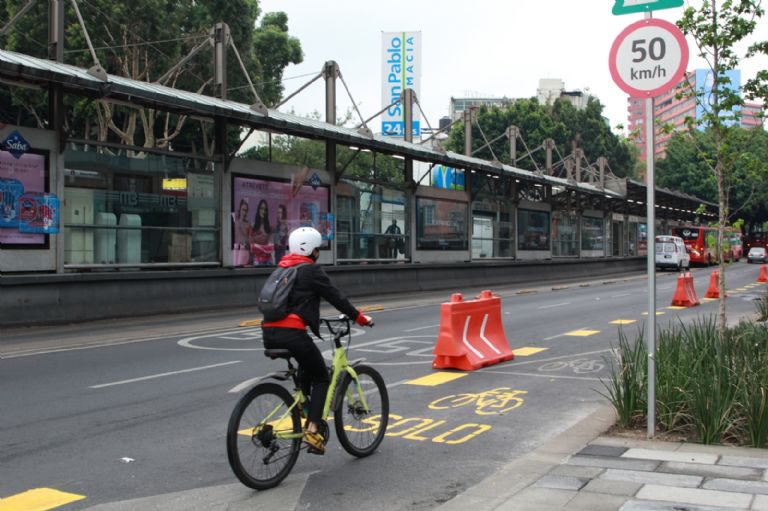 Ciclovía en la CDMX