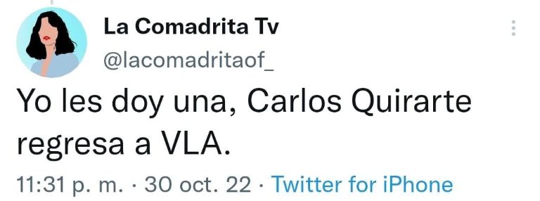 tuit de La Comadrita