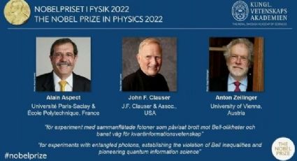 Premio Nobel: Alain Aspect, John Clauser y Anton Zeilinger son reconocidos en física por este avance