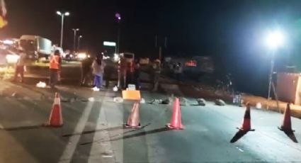 Reportan bloqueo vial de presuntos yaquis a la altura de Pótam; autoridades se movilizan