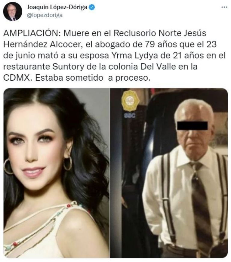 tuit de López Dóriga