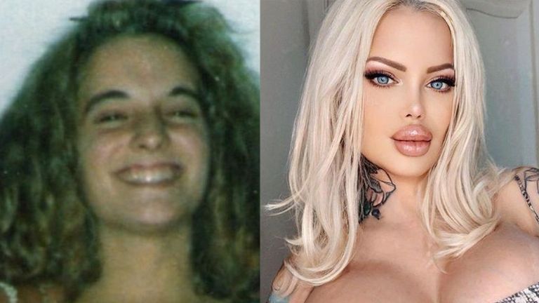 Antes y después de Sabrina Sabrok