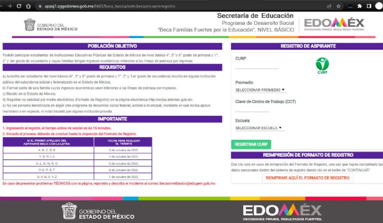 Becas en el Estado de México