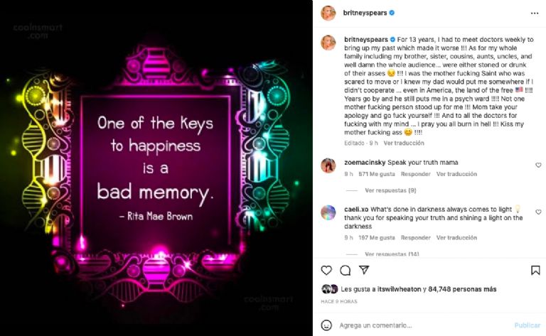 Comunicado Britney Spears 