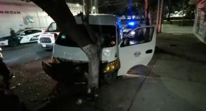CDMX: Transporte público viaja a exceso de velocidad y choca contra un árbol; hay 7 víctimas