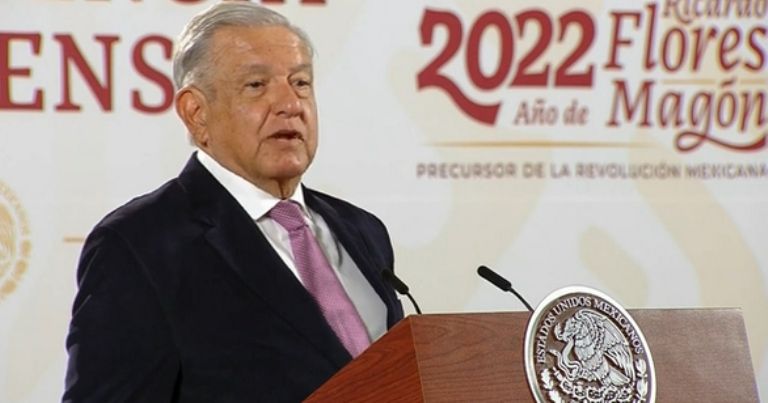 En la imagen, el presidente AMLO en su conferencia matutina. Foto: Gobierno de México
