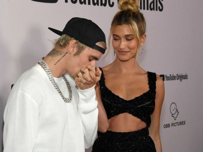 Fotografía de Justin Bieber y Hailey Bieber