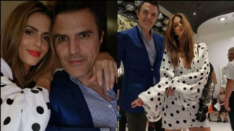 Claudia Álvarez y su esposo