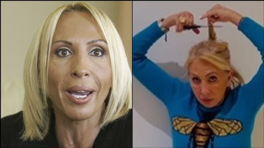 (FOTO) Conmoción en Imagen TV: Laura Bozzo se corta el cabello como señal de protesta