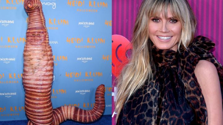 La reina de la fiesta: Heidi Klum sorprende con su disfraz de Halloween; esta vez fue un gusano