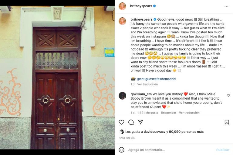Respuesta Britney Spears 