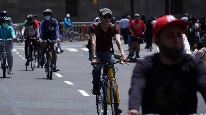 Manifestación a favor del INE afecta la ruta del paseo dominical en bicicleta de CDMX