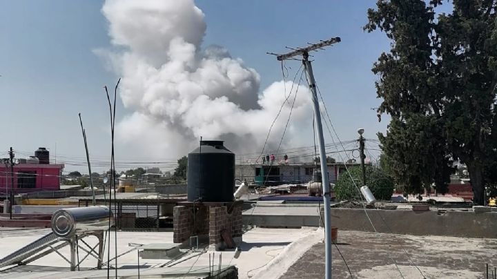 VIDEO: Se registra nueva explosión en un polvorín de Tultepec; Las autoridades asisten