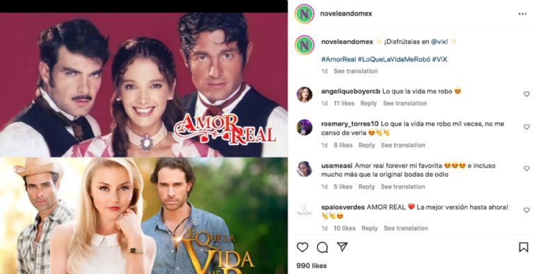 Instagram @noveleandomex