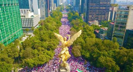 Marcha "Yo Defiendo el INE" Autoridades de CDMX aseguran que asistieron 12 mil personas