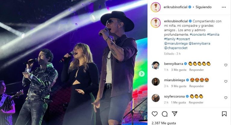 Mía Rubín y Erik Rubín 