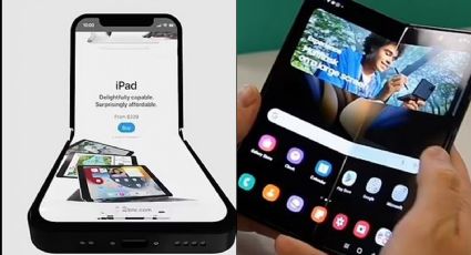 Golpe a Apple: Youtuber de China logra crear el primer iPhone plegable; modificó la pantalla