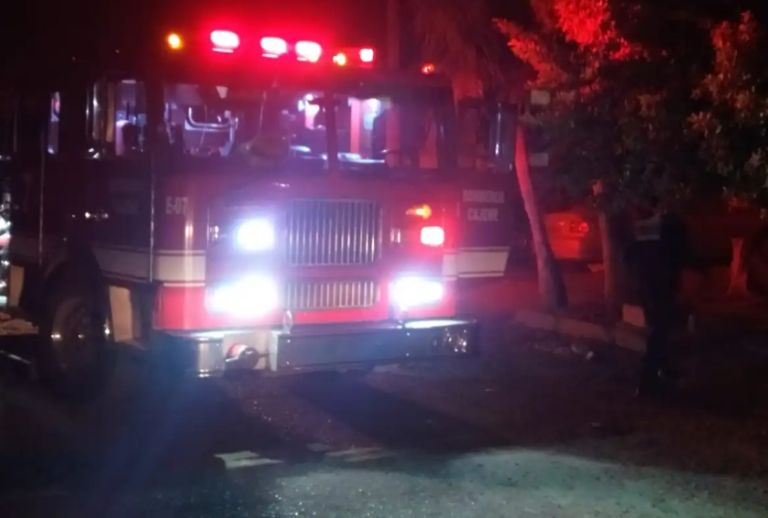 Autoridades se movilizaron por un incendio en Ciudad Obregón. Foto: Facebook