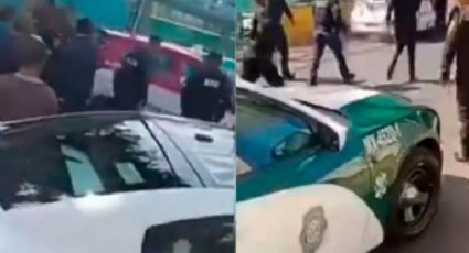 (FUERTE VIDEO) Agresión armada en CDMX: Policías atacan a balazos a hombre que los atropelló