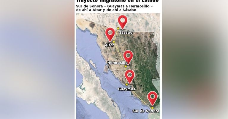 El drama de la migración brota al norte de Sonora