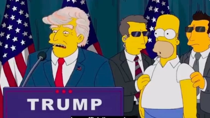 ¿De nuevo? 'Los Simpson' predijeron que Trump buscaría la presidencia de Estados Unidos