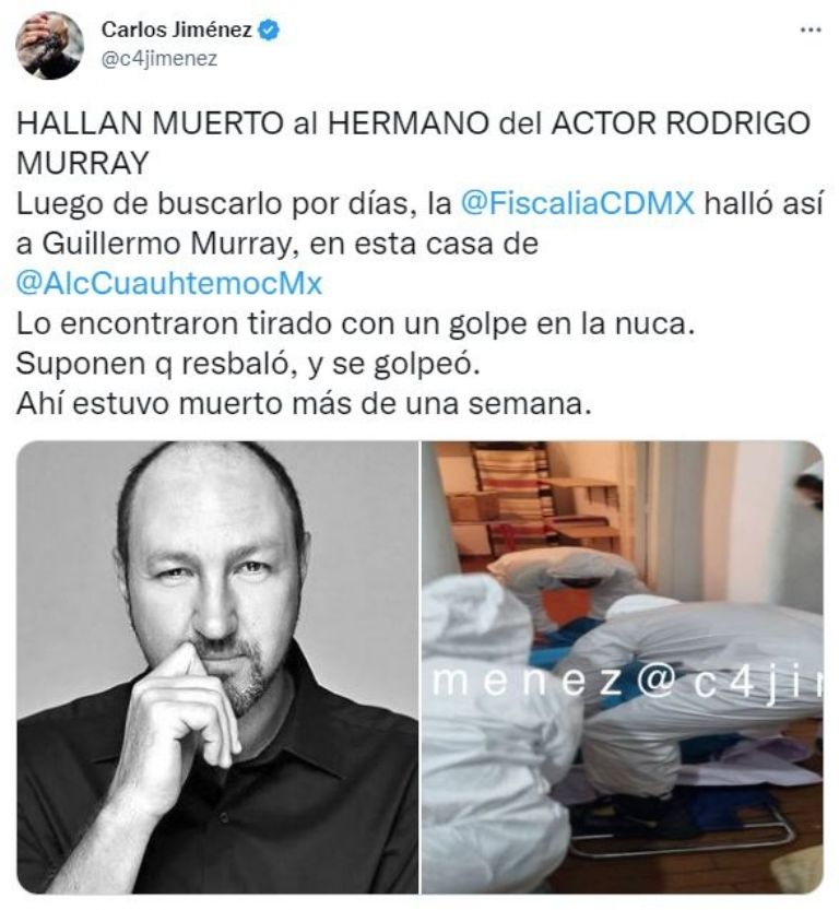 tuit de Carlos Jiménez