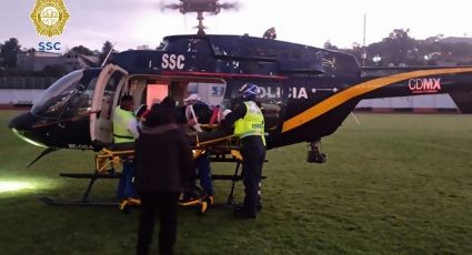 Accidente en Milpa Alta: Trasladan en helicóptero a heridos; Se registraron dos muertos